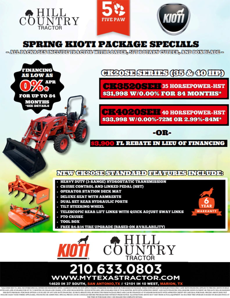 Kioti CK Packages