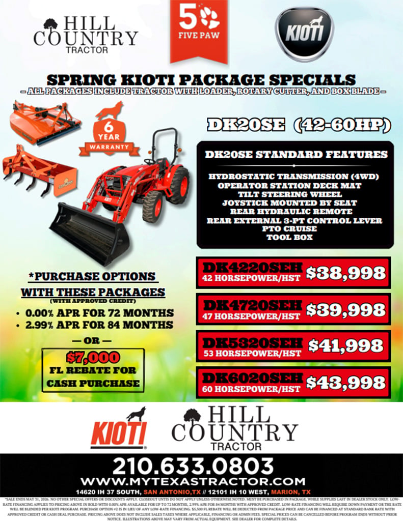 Kioti DKSE Packages