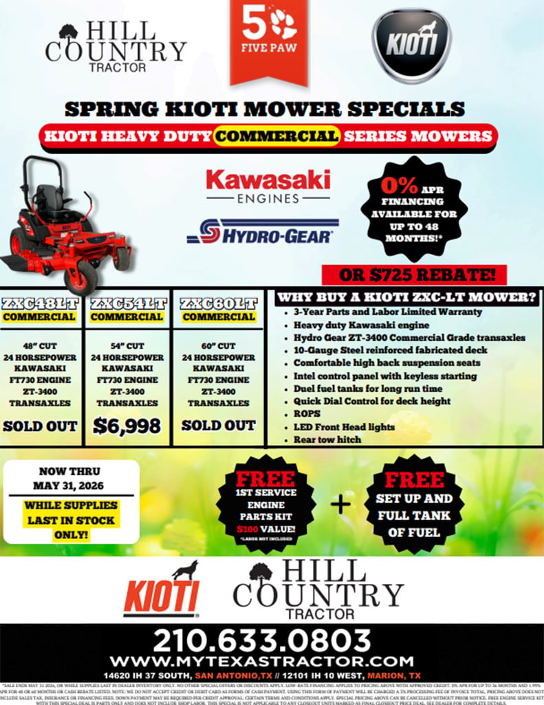 Kioti ZXC Packages